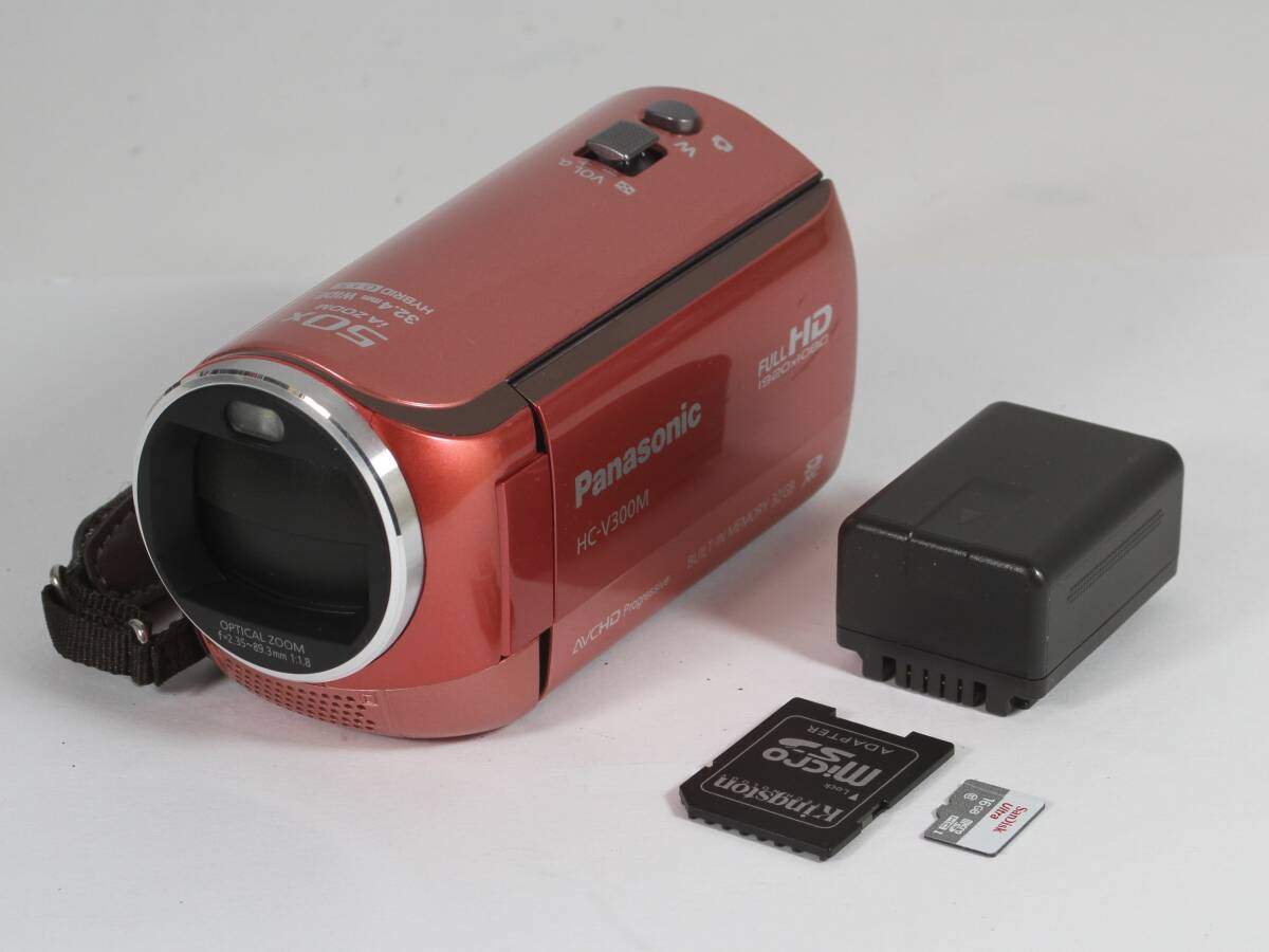 きれい★パナソニック HC-V300M 32GB内蔵/SDカード 撮影再生OK