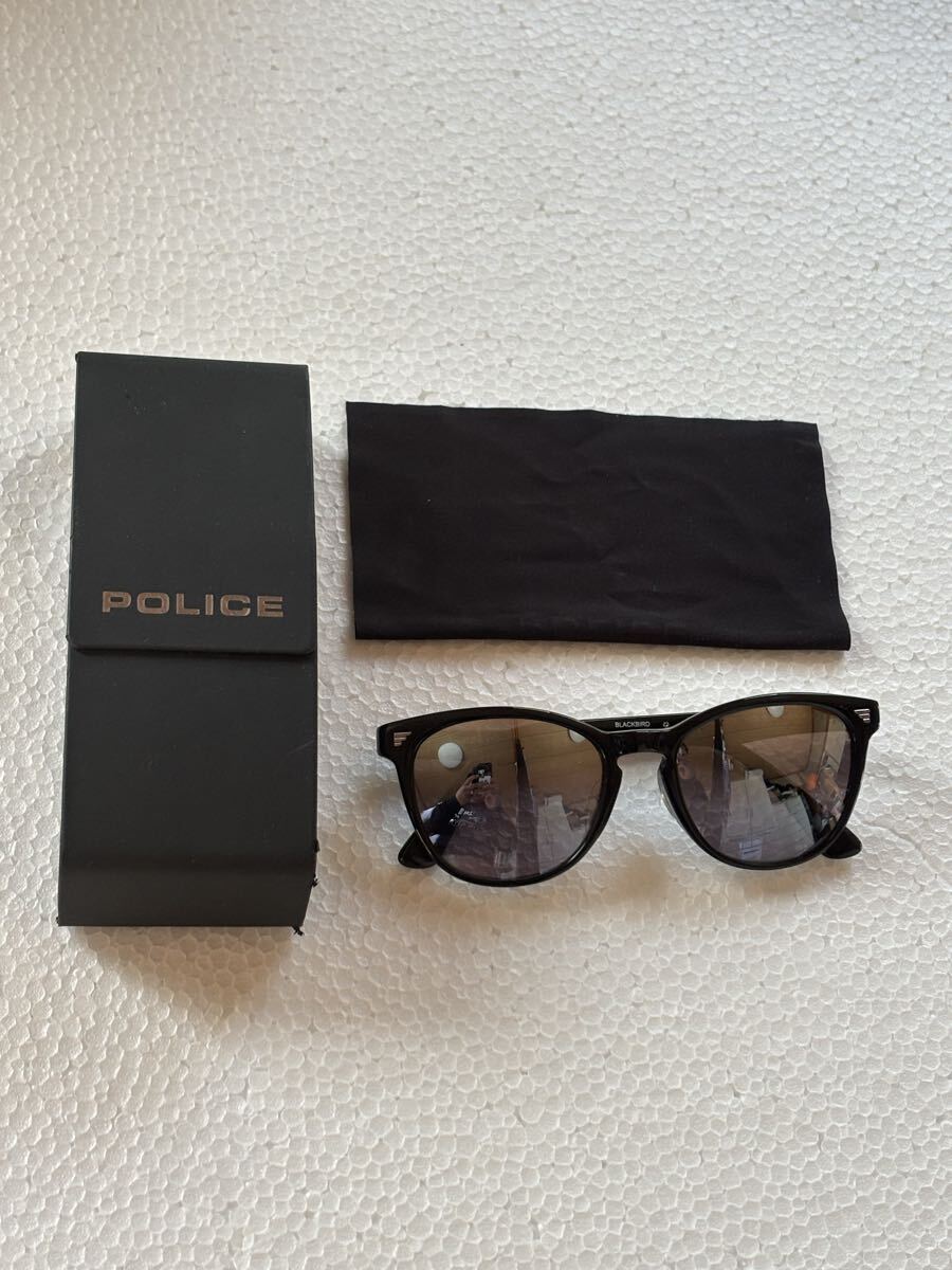 ◆ミラーサングラス◆POLICE/ ポリス ブラック サングラス◆