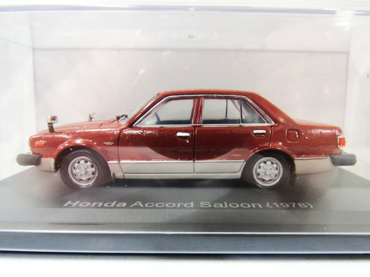 【未開封】 国産名車コレクション 1/43 Honda Accord Saloon （1978） ホンダ アコード サルーン ミニカー モデルカー HG1223