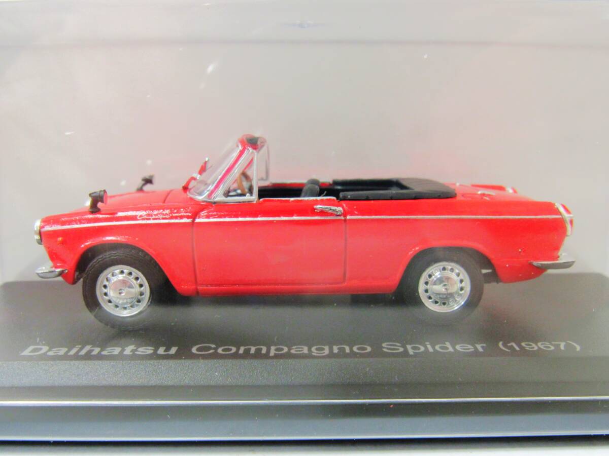 【未開封】 国産名車コレクション 1/43 Daihatsu Compagno Spider （1967） ダイハツ コンパーノ スパイダー ミニカー モデルカー HG1223