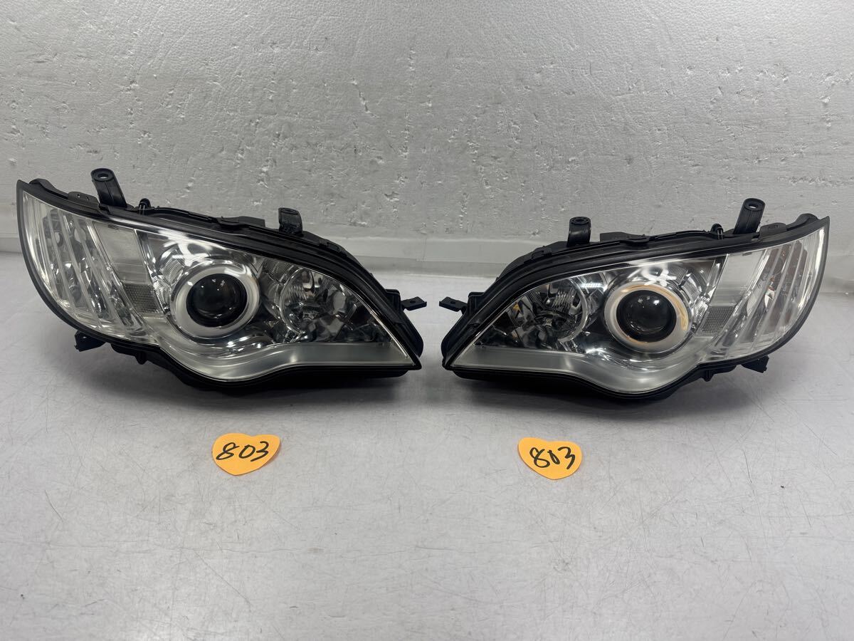 レガシィ　ヘッドライト左右　HID BP BL 後期　100-20952 刻印4H コーティング　綺麗　バラスト付　84001AG340 84001(803)