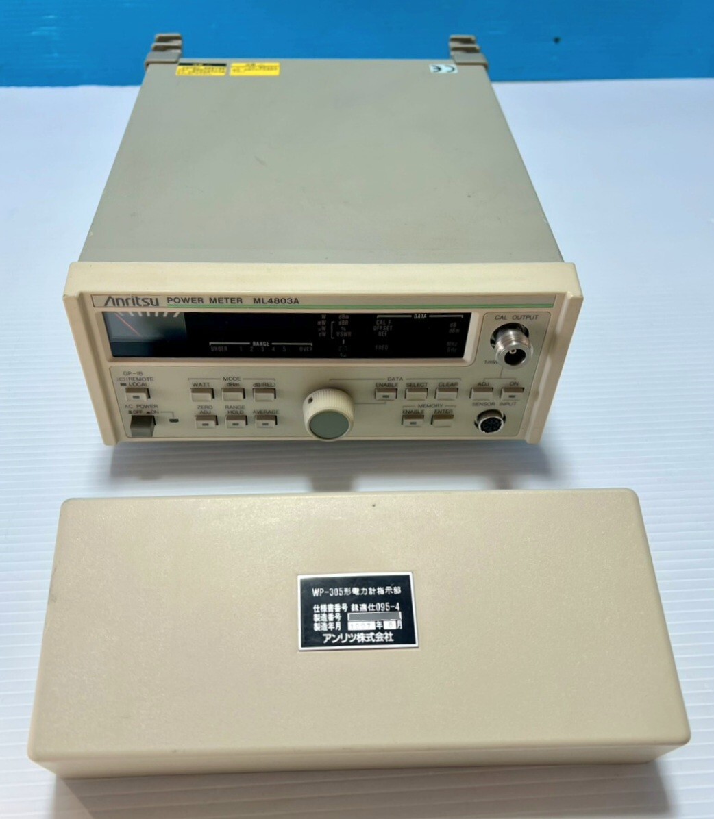 B219 ★Anritsu アンリツ POWER METER パワーメータ ML4803A ジャンク品