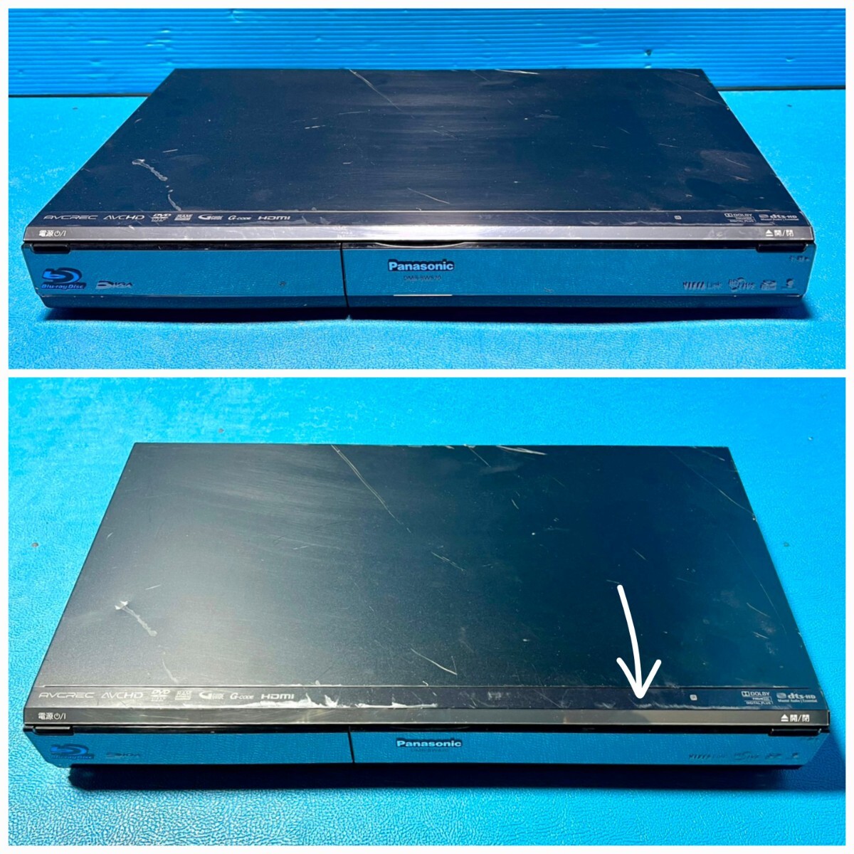 B191 ★Panasonic パナソニック BLU-RAY DISC RECORDER ブルーディスクレイレコーダー DMR-BW870 ジャンク品