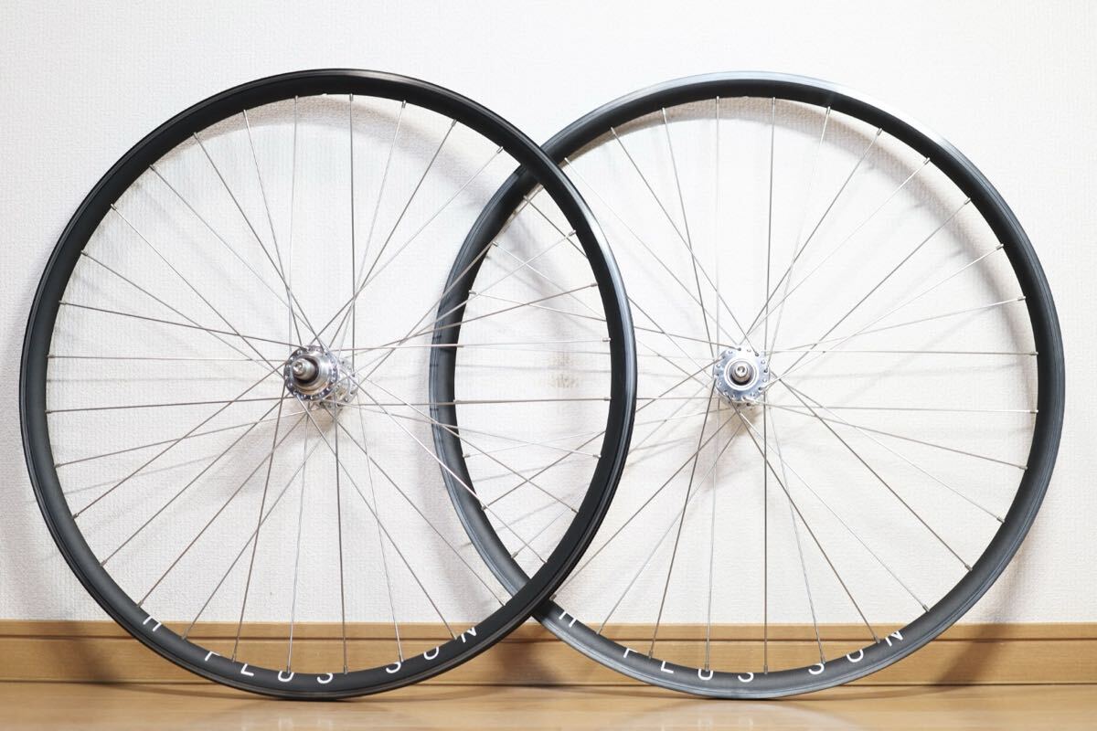 PHILWOOD × H PLUS SON フィルウッド ピスト ホイール セット blue lug ブルーラグ SURLY サーリー CRUST クラスト rivendell