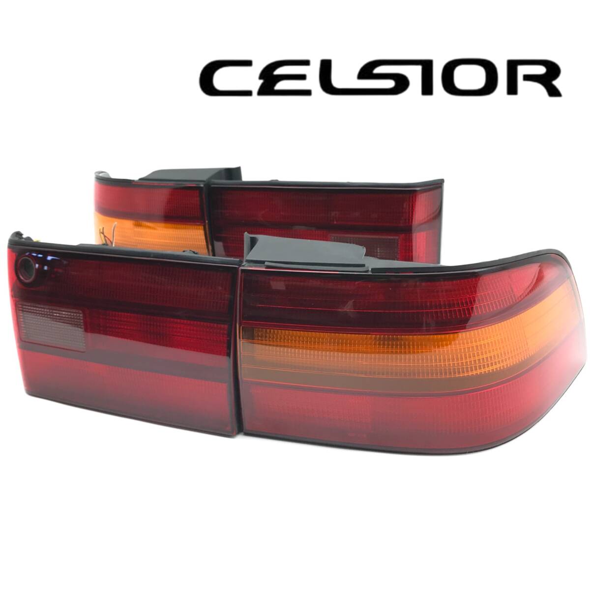 ◆良品 セルシオ UCF11 UCF10 10系 純正 テール ランプ フィニッシャー ランプ 左右 セット STANLEY 50-11 50-12◆