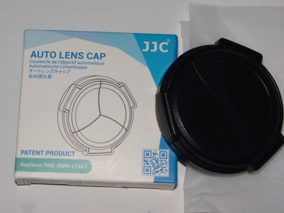 箱付　JJC　AUTO　LENS CAP　ALC-LX100　ブラック