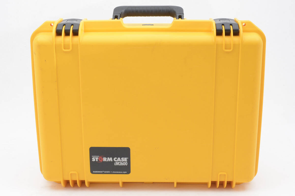ペリカン　PELICAN STORM CASE iM2600 イエロー ストームケース 53.8×40.6×21.1cm アメリカ製 《動作確認済・フォーム付》 #A0793-21J