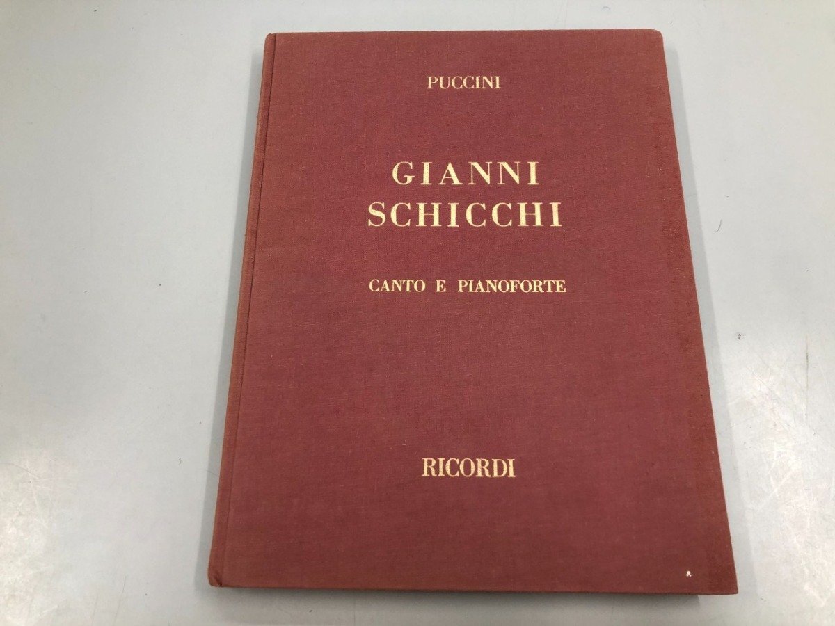 ★　【楽譜 オペラ ジャンニ・スキッキ プッチーニ ヴォーカルスコア GIANNISCHICCHI PUCCINI リ …】204-02601