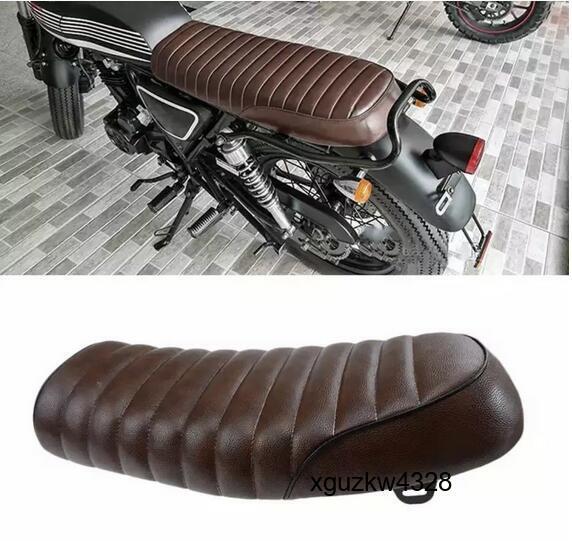 カフェレーサー シート ヴィンテージ スズキ ホンダ 汎用 カワサキ ヤマハ SR400/500 W400 GB250 250TR/XS490