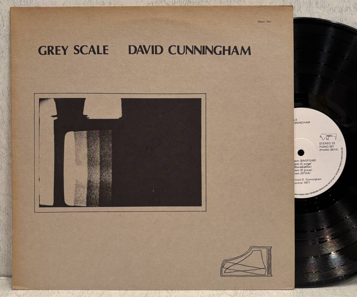 ◇希少!UKオリジナル盤!LP◇David Cunningham デヴィッド・カニンガム/Grey Scale Piano 001/レコード The Flying Lizards Experimental