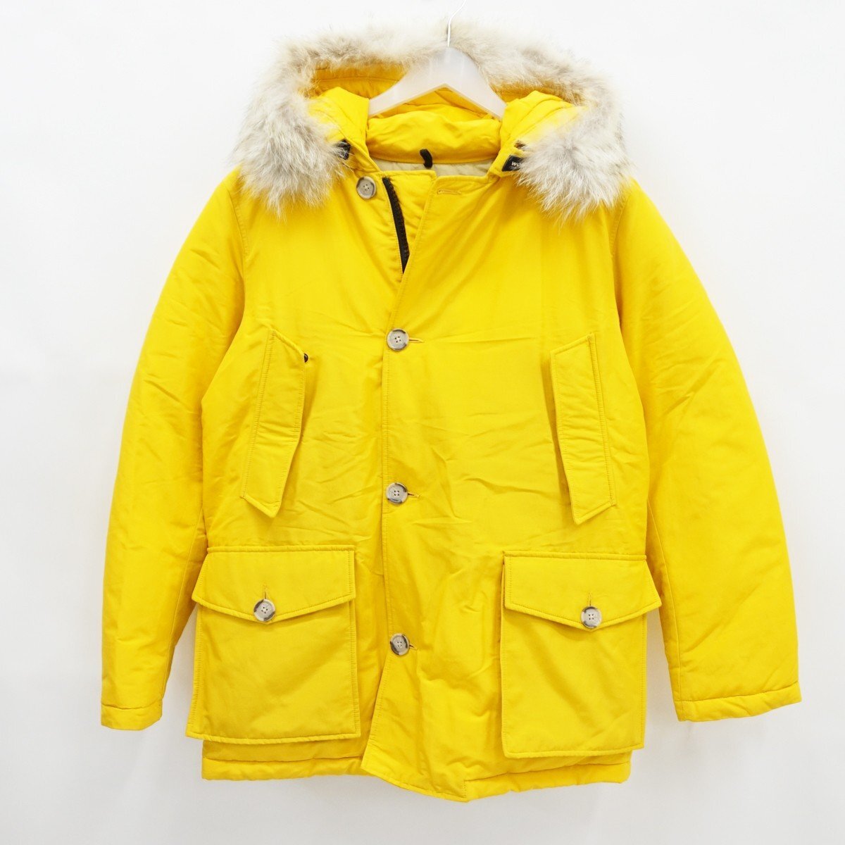 ◇【WOOLRICH ウールリッチ】アークティックパーカ WOCPS2393D ダウンジャケット イエロー M