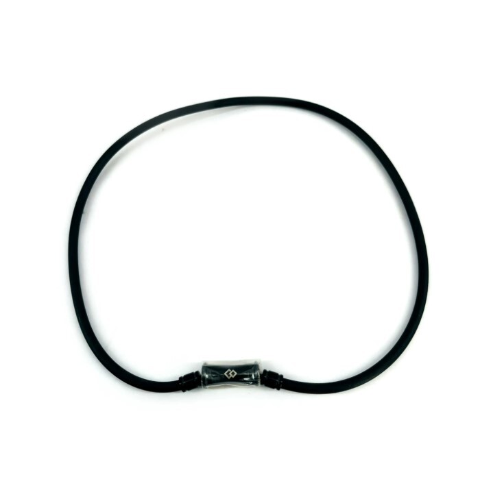 ■【中古品・箱無し・本体のみ】コラントッテ TAO ネックレス RAFFI　 Colantotte L（47cm）マットブラック TAO ラフィ S2511283