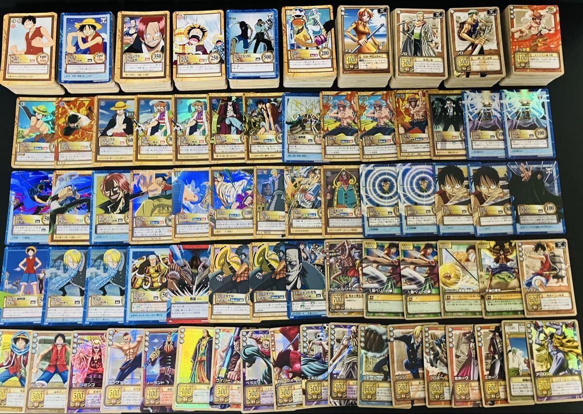 ワンピース カードダス ハイパーバトル 旧カードゲーム 大量 キラカード多数 ノーマル 1999年製〜 ルフィ ゾロ サンジ ナミ シャンクス