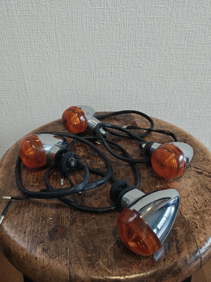 室内保管 ヤマハ トリッカー5XT DG10J DG16J 純正ウィンカー 前後 左右 4つセット YAMAHA tricker xg250