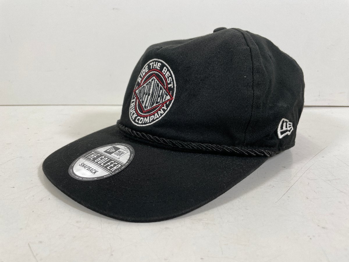 NEW ERA × INDEPENDENT ニューエラ インディペンデント The Golfer スナップバックキャップ キャップ ブラック ユーズド