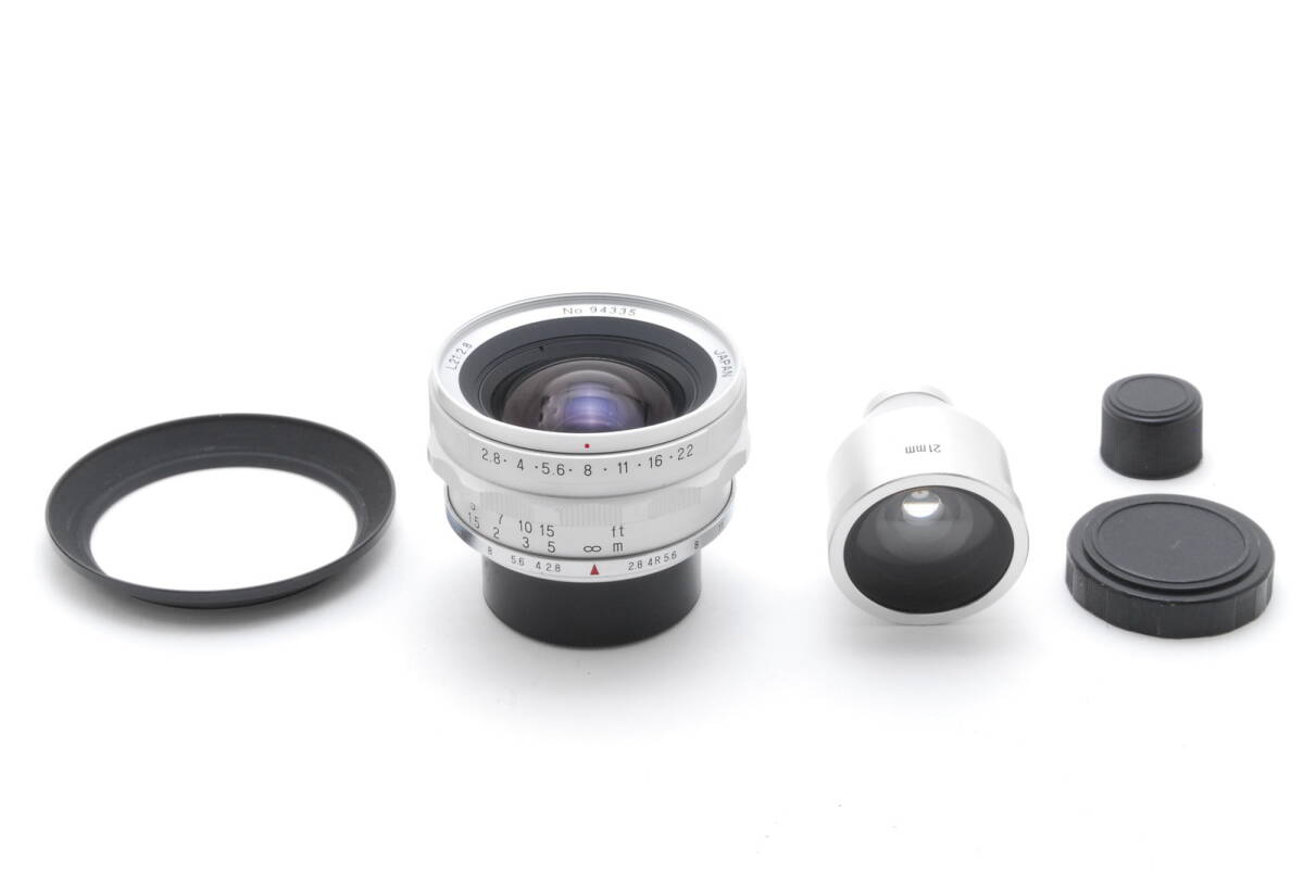 [AB品]AVENON SUPER WIDE 21mm F2.8 Lマウント★ファインダー付き★アベノン★Leica★2247