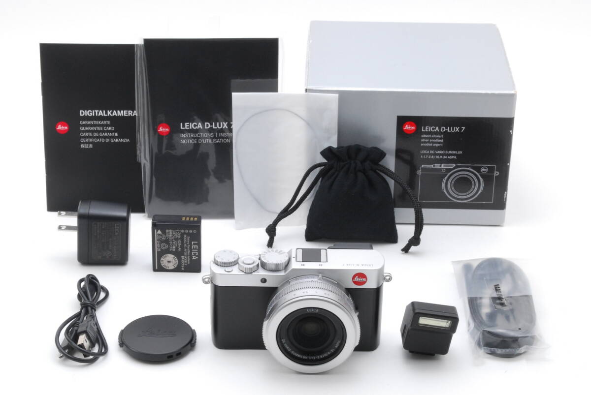 [A品]LEICA D-LUX7★付属品多数★元箱★シルバー★2224