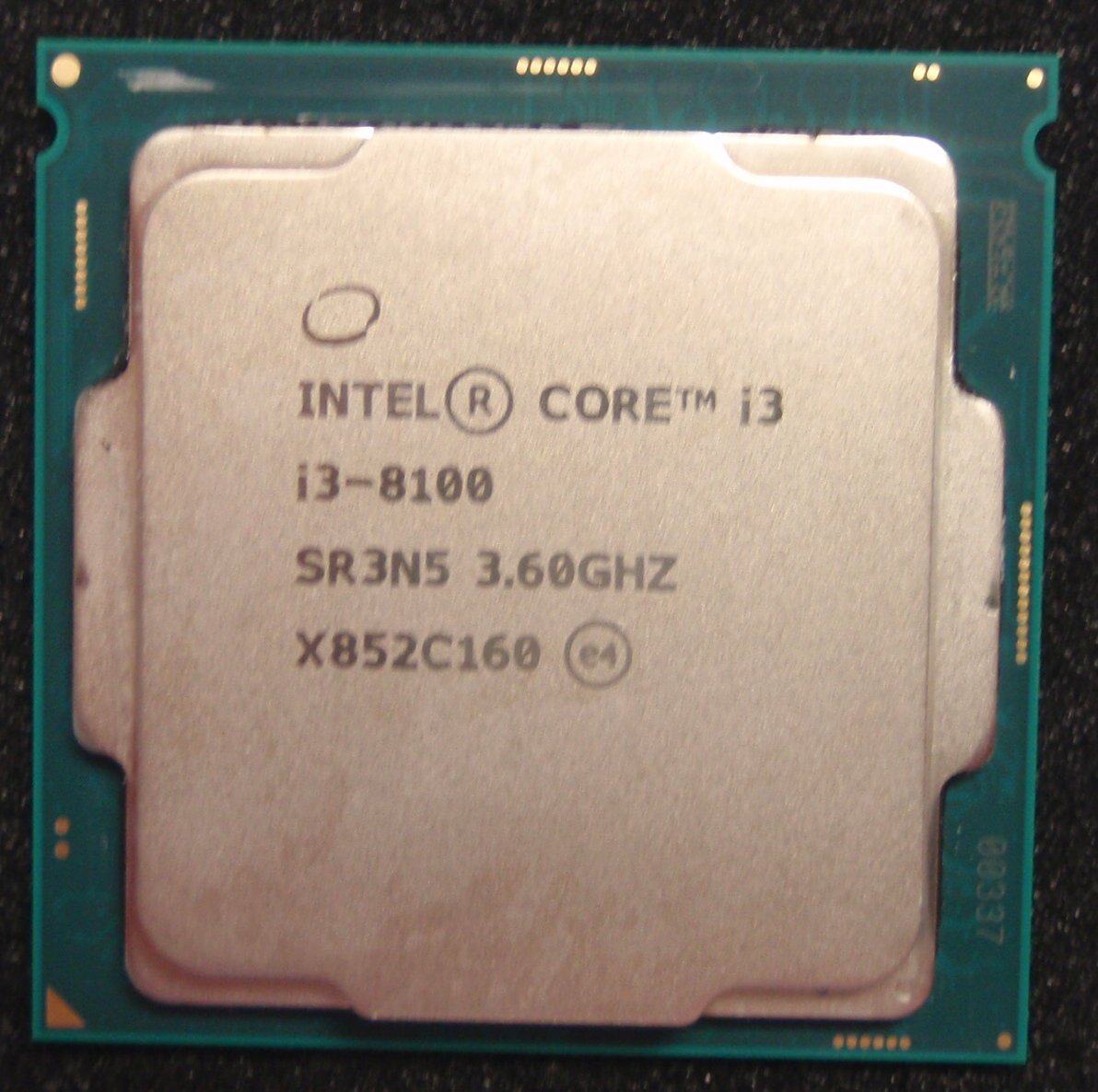 intel Core i3-8100/3.6GHz/LGA1151/SR3N5