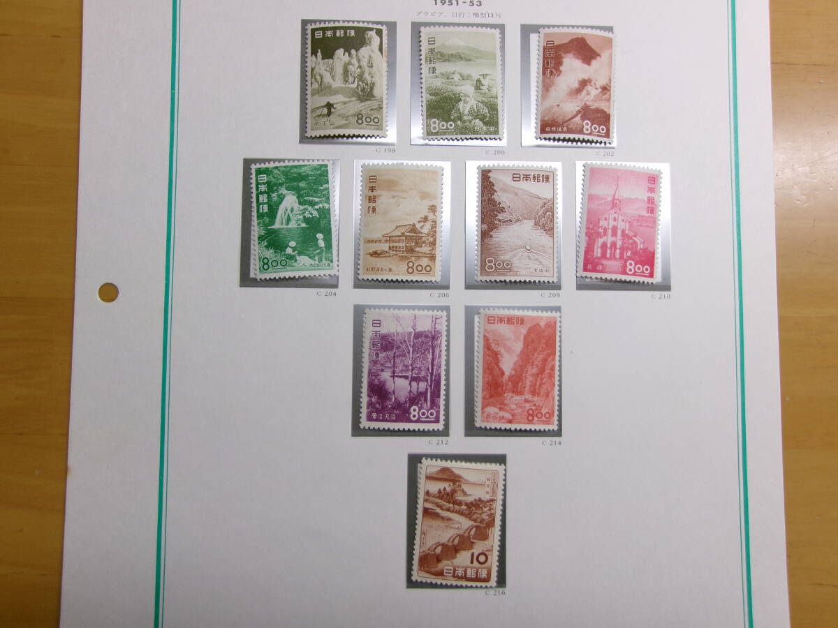 (h017)観光地８円10種　未使用