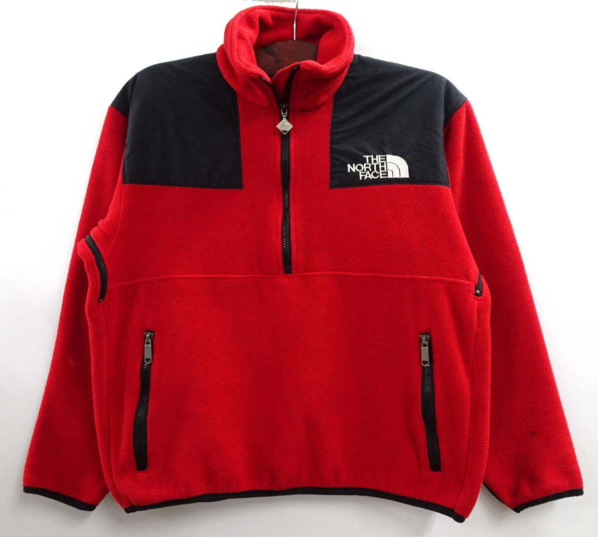 THE NORTH FACE ノースフェイス 90s ARMADILLA アルマディラ フリースジャケット サイズM 赤 レッド ハーフジップ NL-3170