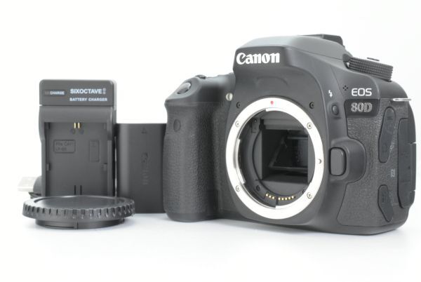 【美品】シャッターカウント2609回 Canon EOS 80D Digital SLR Camera Body キヤノン デジタル一眼レフカメラ ボディ (EF-TN-JP1857)