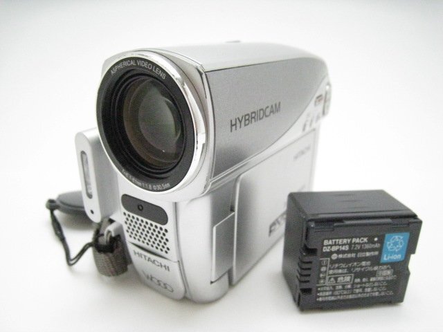 1円★ハローカメラ★9309 日立 HITACHI.DZ-HS803 [HDD/8GB] DVD＆HDD記録.再生OK/おまけ電池付 (動作品) 即決あり