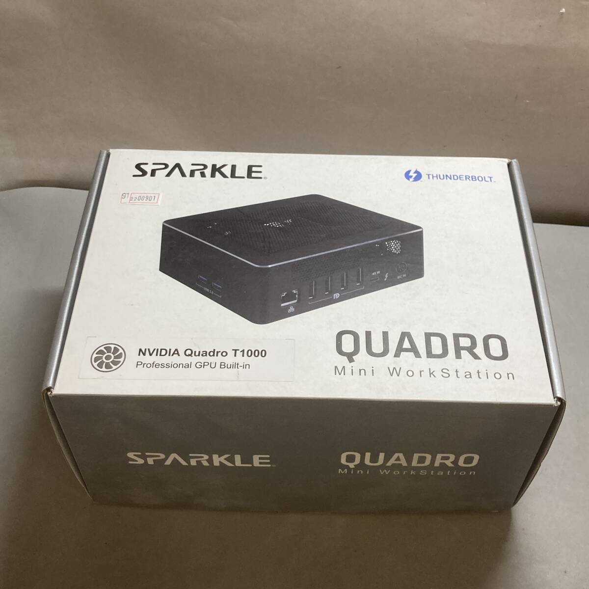 SPARKLE｜スパークル 外付けGPUボックス Thunderbolt 3接続 NVIDIA Quadro T1000搭載 QUADRO MINI WORKSTATION-T1000 