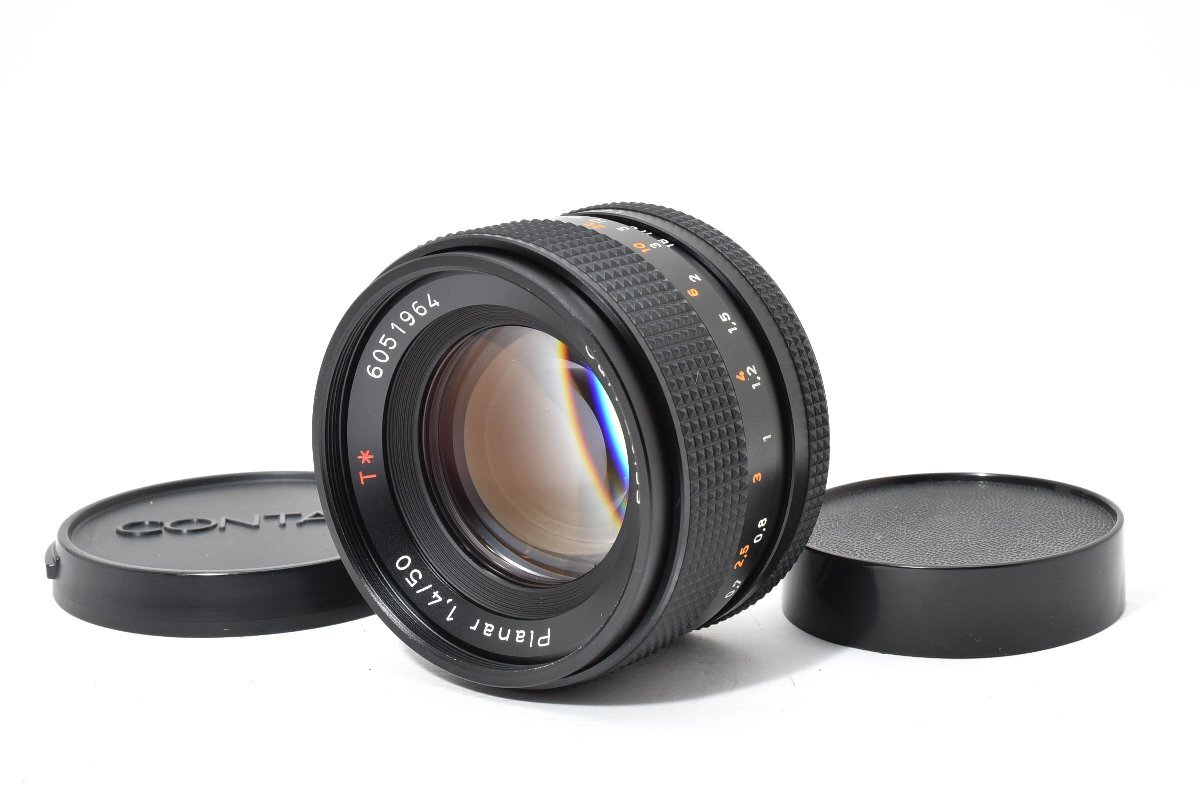 ◇◆ 極上美品 コンタックス Contax Carl Zeiss プラナー Planar 50mm f/1.4 AEJ 一眼レフ レンズ CY マウント 動作確認済 3272 ◆◇