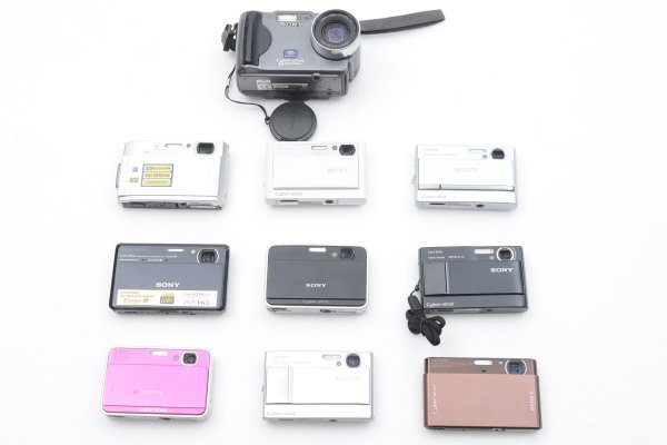 ★訳あり大特価★ ソニー SONY Cyber-shot DSC-T2×2 /T9 /T10×2/T20 /T77/T300 /S30 /TX7 など ★10個まとめ★ MS A05 #3038 #1321 #A22