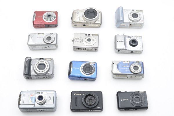 ★訳あり大特価★ キャノン CANON Power Shot A1200 /A495 /S100 /S200 など ★12個まとめ★ コンパクトカメラ MS A55 #3045 #1321 #A71