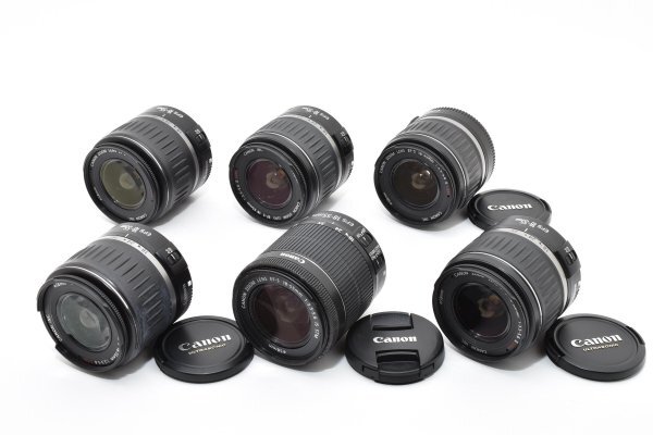 ★訳あり特上品★ キャノン CANON EF-S 18-55mm IS STM / 18-55mm Ⅱ USM ×3 / 18-55mm USM×2 ★6個まとめ★《AF動作品》MSA03#3020#922