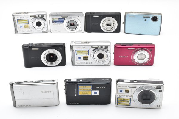 ★訳あり大特価★ ソニー SONY Cyber-shot DSC-T10 /T70 /W120 /W80など ★10個まとめ★ コンパクトデジタルカメラ MS A05 #3039#1321 #A02
