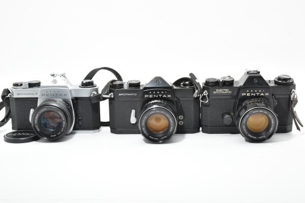 ★訳あり大特価★ペンタックス PENTAX SPOTMATIC F /ELECTRO SPOTMATIC /SPOTMATIC +55mm F1.8★3個まとめ★《レンズセット》 A51#1502#B83