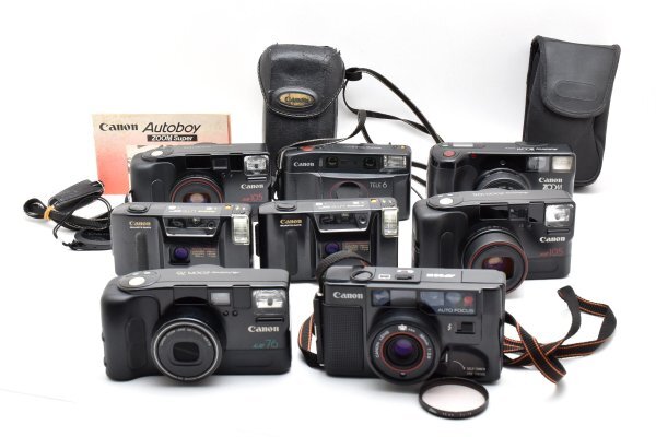 ★訳あり大特価★ キャノン CANON TELE6 / Autoboy / ZOOM105×2 /ZOOM76 /LITE×2 /AF35M ★8個まとめ★ MS A81 ★★ #2780 #8101 #B57