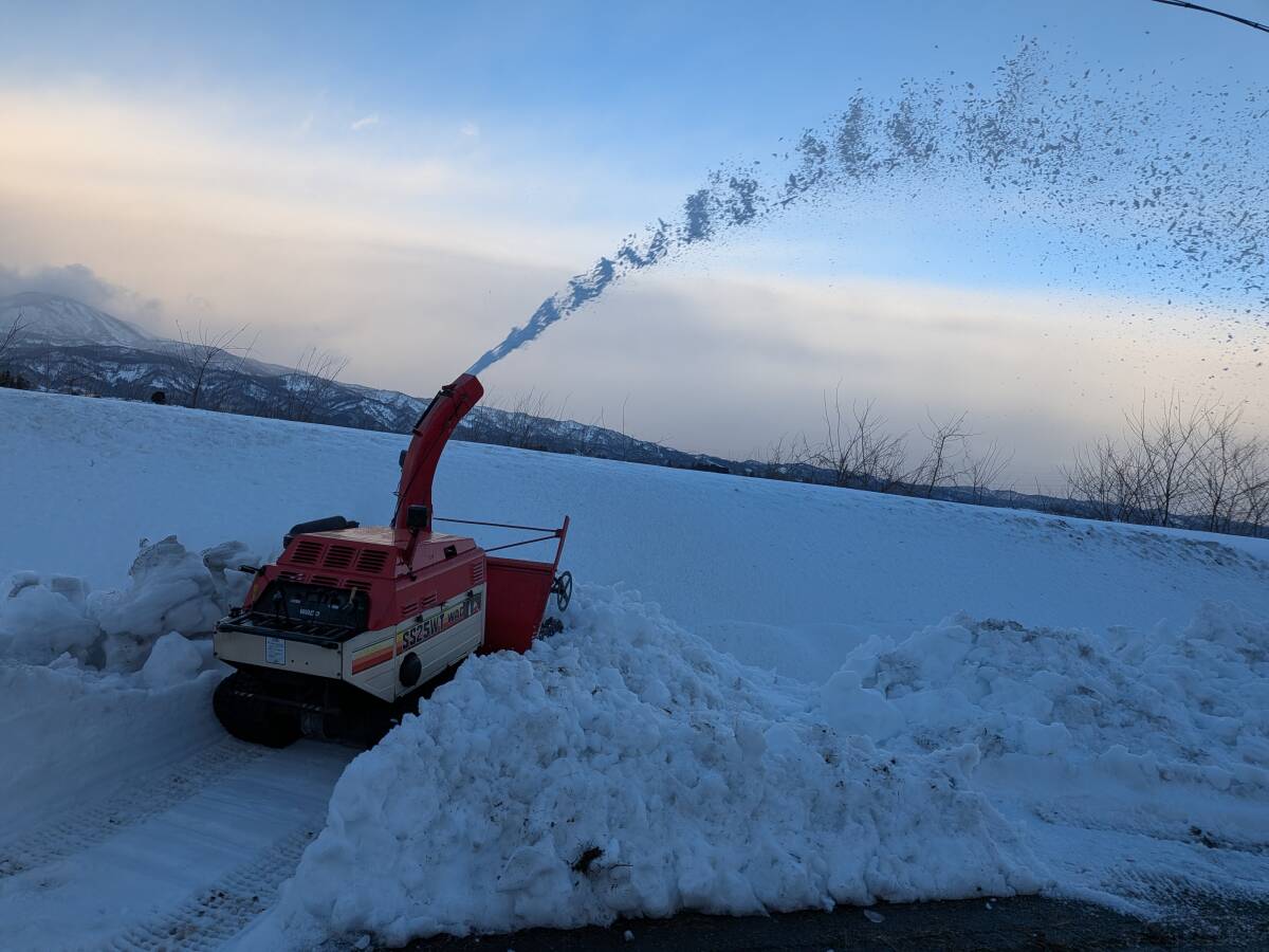 大型　除雪機　SS25WT ディーゼルエンジン　ローリング付き　ワドー　ヤンマー