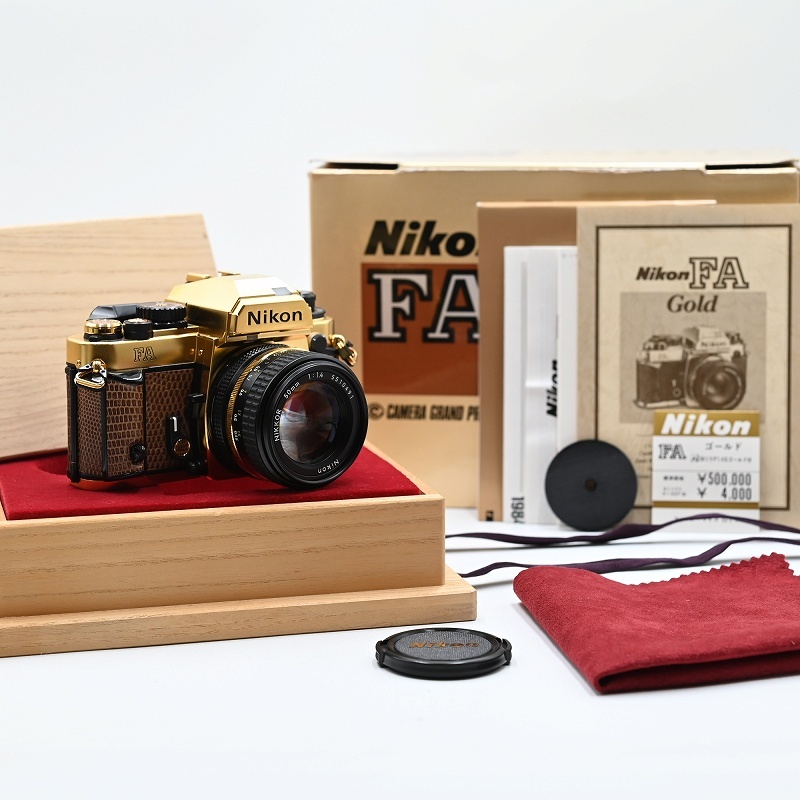 Nikon ニコン FA GOLD GRAND PRIX 84 Ai-s 50mm f1.4 未使用 フィルムカメラ