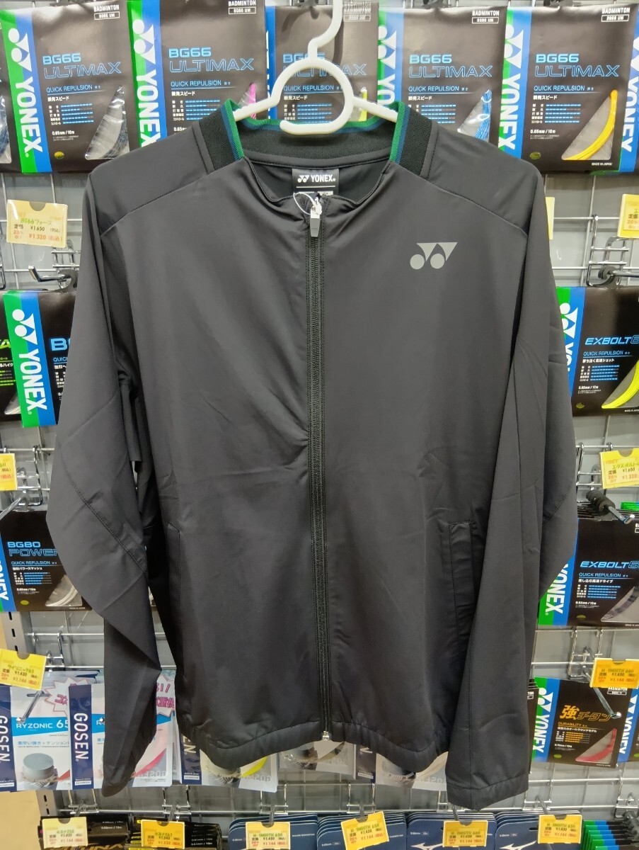 【50168 (007) XO】YONEX(ヨネックス) ユニウォームアップシャツ ブラック XOサイズ 新品 未使用 タグ付 バドミントン 定価13200円