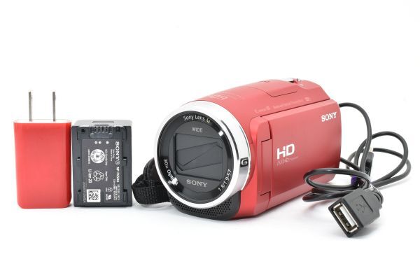 ソニー SONY HDR-CX680 レッド #5141A1598