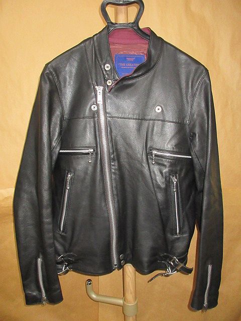 アンダーカバー UNDERCOVER 16SS THE GREATEST ダブル　レザー　ライダース　ジャケット　黒　2