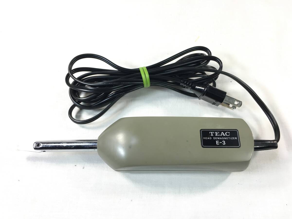 ＴＥＡＣ　Ｅ－３　ＨＥＡＤ　ＤＥＭＡＧＮＥＴＩＺＥＲ　ヘッドイレーサー（消磁器）　ティアック