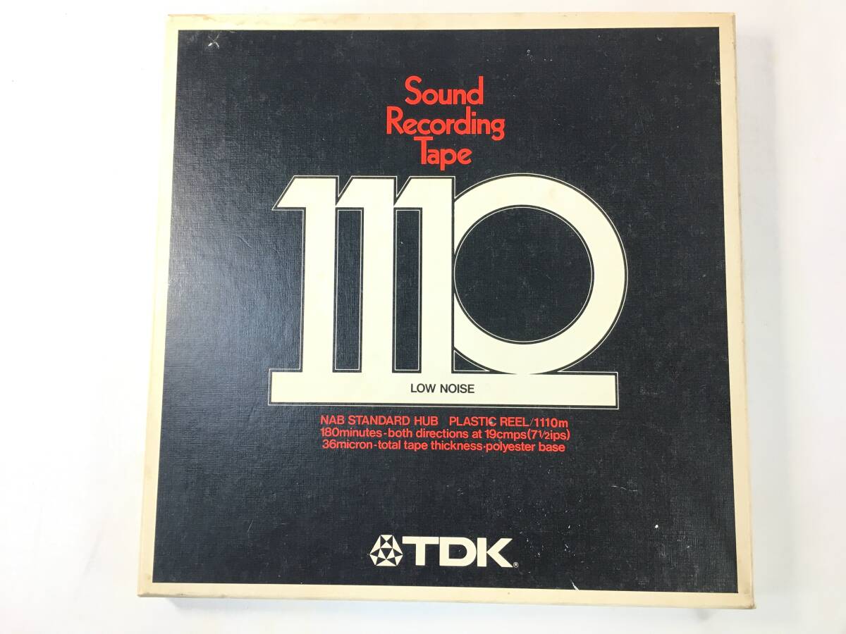 ＴＤＫ　Ｔ－１１１０　オープンテープ　オープンデッキ　１０号プラスチックリール　テープ付　ジャンク　２６－１－１