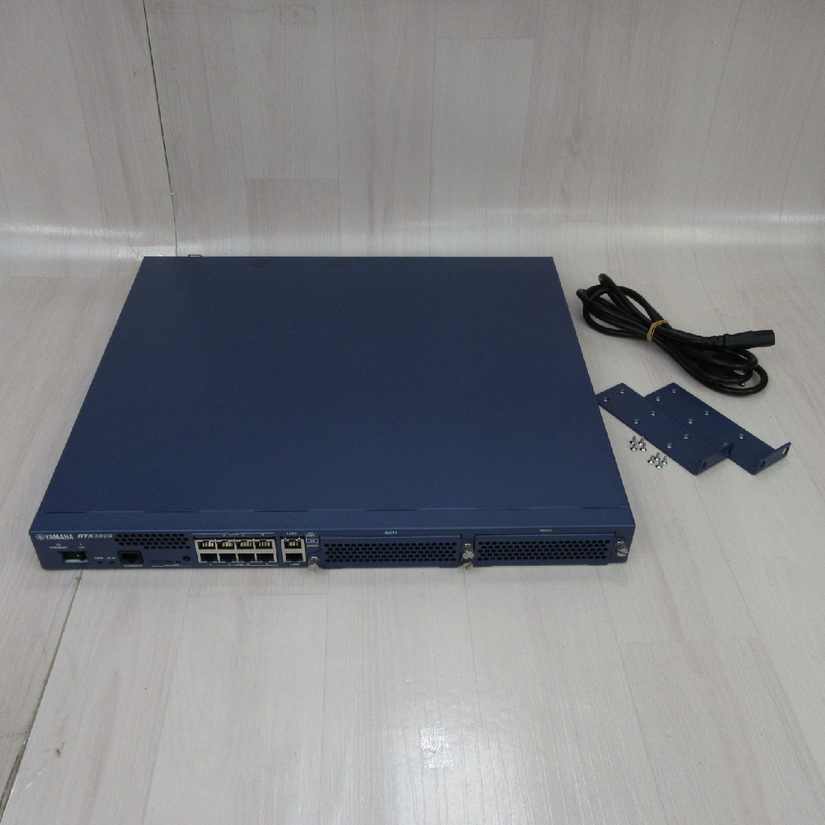▲YAMAHA RTX3500ギガアクセスVPNルータ Rev.14.00.18 初期化済 ブラケット付 保証有 YL2_151