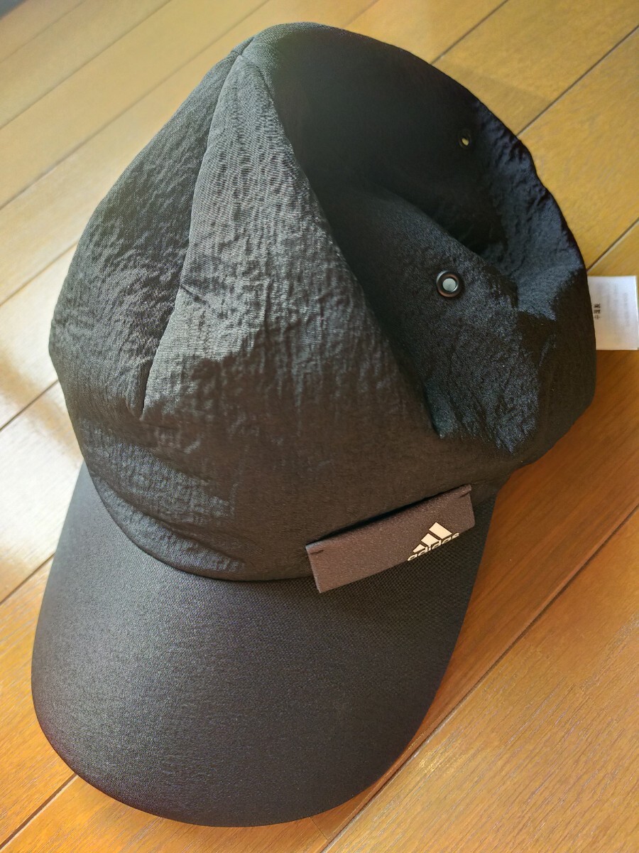 adidas アディダス キャップ 帽子 ブラック 黒 Sサイズ 54~57cm タグ付き 定価4070円 y11239-1-HZ10