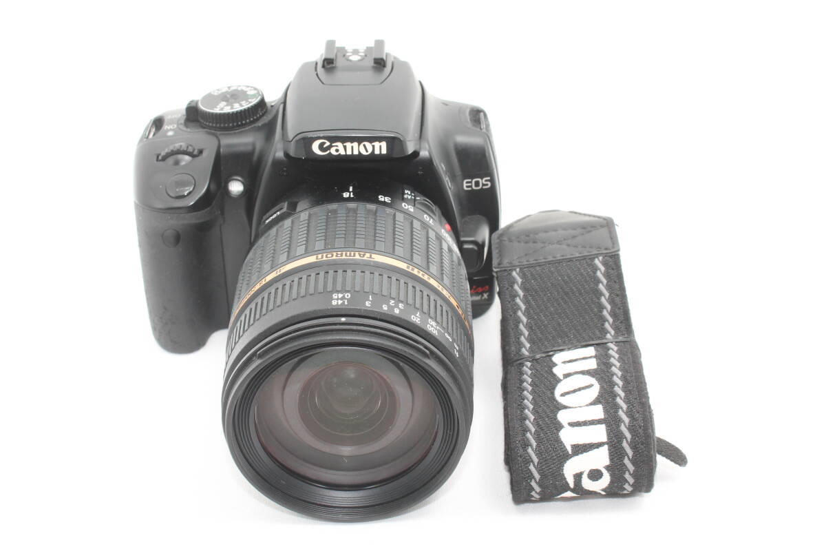 【20260102KNJ-010】Canon EOS Kiss デジタル X　TAMRON 18-200　A14EF