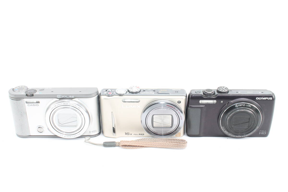 【20260103KNK-005】CASIO EXILIM EX-ZR1700SR パナソニック LUMIX TZ20 OLYMPUS SH-21 　