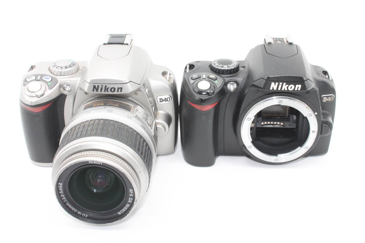【20260103KNU-02】Nikon D40　Nikon D40 レンズキット シルバー