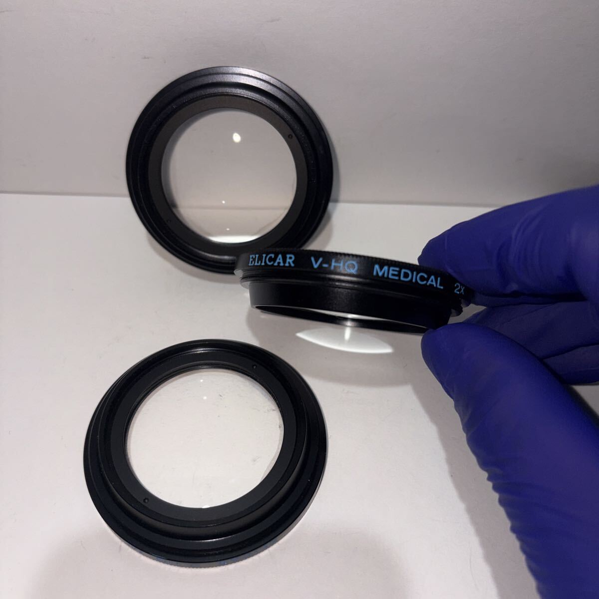 エリカー　未使用品　ELICAR V-HQ MEDICAL 2× マクロレンズ　８点プラスおまけ　カメラレンズ　Nikon Canon 