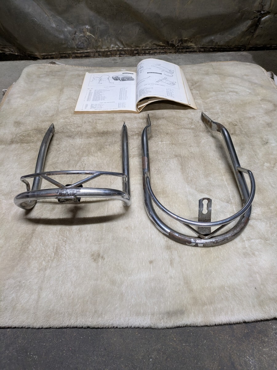 デュオグライド　純正フェンダーバンパーセット　パンヘッド　FL FLH DUO GLIDE 1958〜1967　エレクトラグライド　アーリーショベル