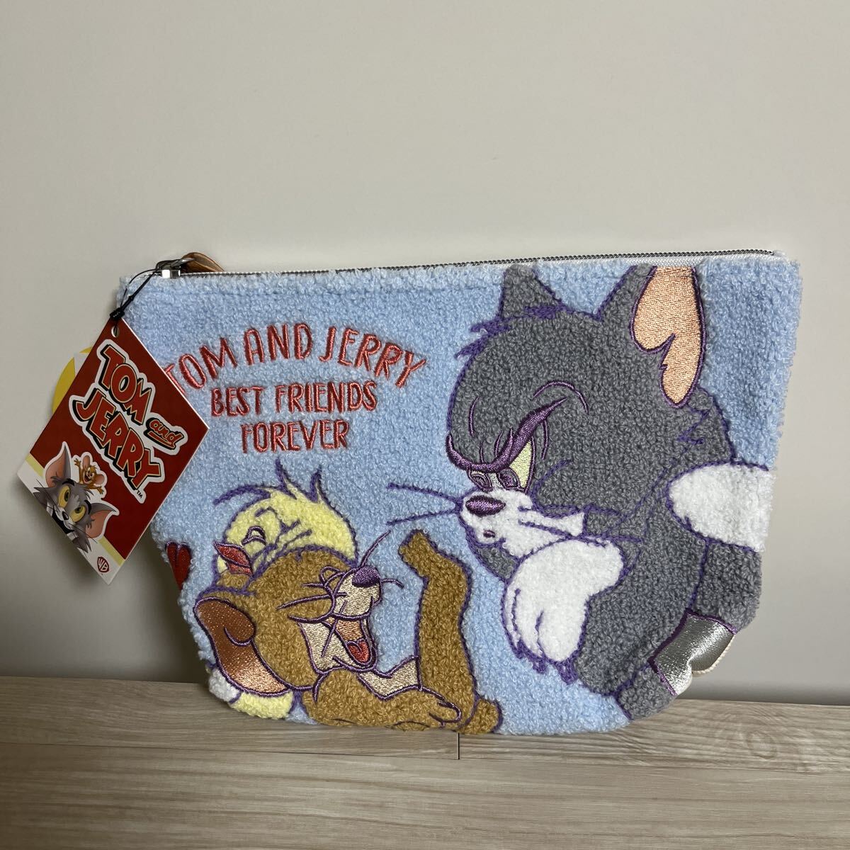 トムとジェリー ポーチ サガラ刺繍