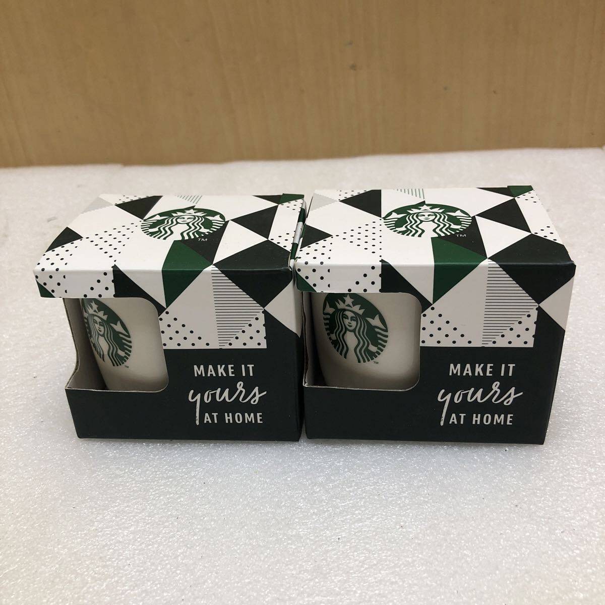 TK5325 MAKE IT yours AT HOME コストコ　スターバックス　マグカップ　80ml　2個 未使用品 　